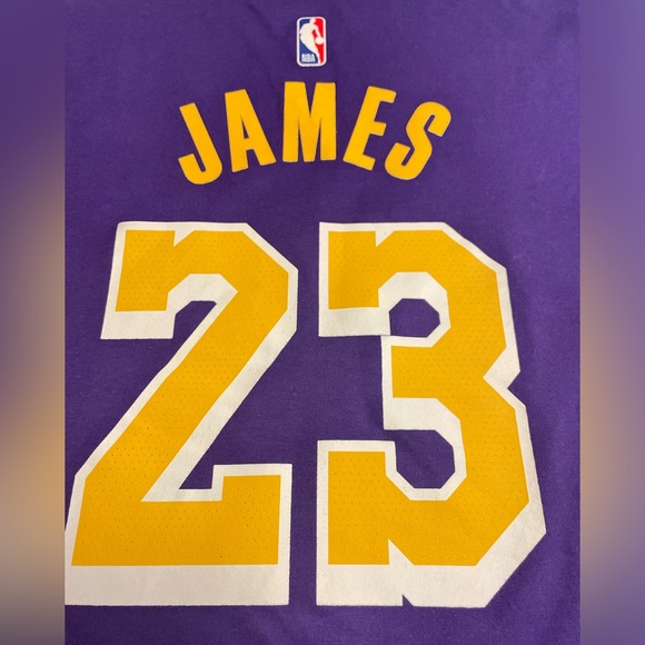 Lebron James Lakers #23 Nike Tee Jersey - Picture 6 of 7